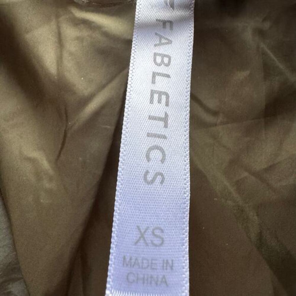 Fabletics Essentials Long Puffer Coat Moss Green … - image 8